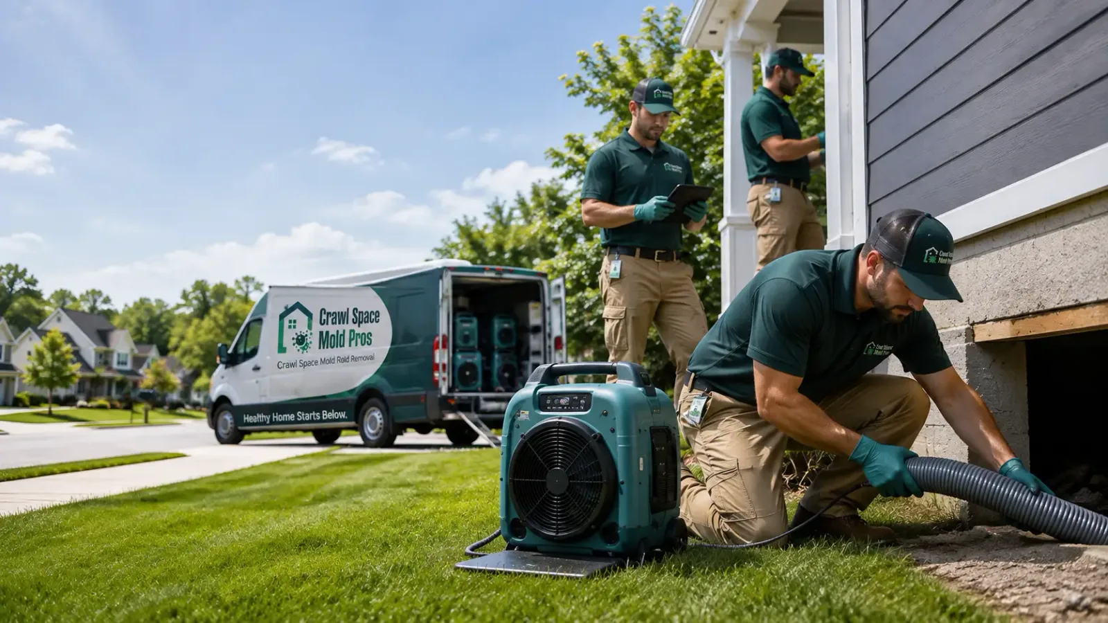 Crawl Space Mold Removal in Kent, MN